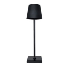 Πορτατίφ Αφής Επαναφορτιζόμενο LED 3,5W Dimmable Μαύρο| Eurolamp | 144-70012