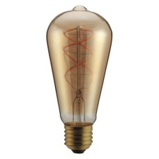 Λάμπα LED ST64 Filament Decor 5W E27 2000K 220-240V DIMMABLE GOLD | Eurolamp | 147-78701