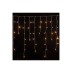 Χριστουγεννιάτικα Λαμπάκια Βροχή 144 LED Θερμό Λευκό Με Διαφανές Καλώδιο 300Χ60cm | Eurolamp | 600-11356