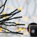 Χριστουγεννιάτικα Λαμπάκια Σειρά 300 LED Θερμό Λευκό Με Πράσινο Καλώδιο Και Προγράμματα 14.95m | Eurolamp | 600-11541