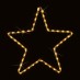 Χριστουγεννιάτικο Διακοσμητικό Αστέρι 2Μ LED Φωτοσωλήνας Μονοκάναλος  Θερμό Λευκό IP44 56X56cm| Eurolamp | 600-20015