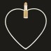 Κρεμαστό Μοντέρνο Φωτιστικό Dimmable Frost Καρδιά LED Filament 12W  Χρυσό | Eurolamp | 147-78724