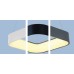 Κρεμαστό Μοντέρνο Φωτιστικό Τετράγωνο 30W LED 45X45Χ15 Γκρί | Eurolamp | 144-17018