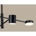 Κρεμαστό Μοντέρνο Τετράφωτο Φωτιστικό LED 24W Μαύρο | Eurolamp | 144-10016