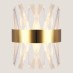 Φωτιστικό Απλίκα Τετράφωτο Μοντέρνο 25X30 4ΧG4 Χρυσό/Διάφανο | Eurolamp | 144-52007