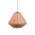 Φωτιστικό Οροφής Μοντέρνο Μονόφωτο 1XE27 Bambooo Φυσικό | Fylliana | 835-123-235