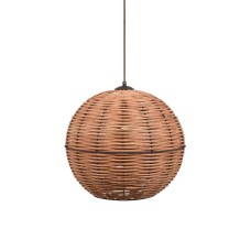 Φωτιστικό Οροφής Μοντέρνο Μονόφωτο 1XE27 Bambooo Φυσικό | Fylliana | 835-123-237