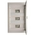 Πίνακας xωνευτός Ηρακλής 3x12θ διάφανη πόρτα IP30 | Geyer | VU344GM