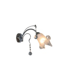 1017-1W MEMO CHROME WALL LAMP Γ2 | Homelighting | 77-3363
