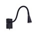 SE 124-1AB CABLE WALL LAMP BLACK MAT 1Β1 | Homelighting | 77-3589