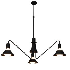 HL-3521-3 EMILY OLD COPPER AND BLACK PENDANT | Homelighting | 77-3761