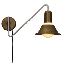 HL-3521-1 EMILY OLD COPPER AND BLACK WALL LAMP | Homelighting | 77-3769
