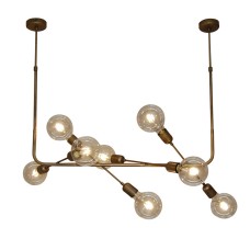 HL-3524-8 ERIC OLD BRONZE AND WHITE PENDANT | Homelighting | 77-3806