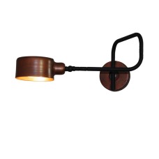 HL-3544-1 CARI BLACK AND OLD COPPER WALL LAMP | Homelighting | 77-3926