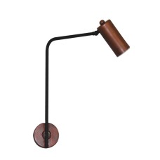 HL-3534-1 ARIEL OLD COPPER AND BLACK WALL LAMP | Homelighting | 77-3932