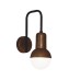 HL-3551-1 OWEN OLD BRONZE AND BLACK WALL LAMP | Homelighting | 77-3946
