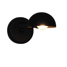 HL-3531-1 S ALISON BLACK WALL LAMP | Homelighting | 77-3958