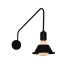 HL-3549-1L MALA BLACK WALL LAMP | Homelighting | 77-3967
