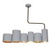 HL-3567-6P BRODY WHITE AND OLD BRONZE PENDANT | Homelighting | 77-3988