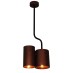 HL-3567-P2 BRODY OLD COPPER AND BLACK PENDANT | Homelighting | 77-3989