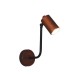 HL-3552-1S MOLLΥ OLD COPPER AND BLACK WALL LAMP | Homelighting | 77-4416