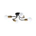 KQ 2633/4 MILES BLACK AND BRASS GOLD CEILING LAMP Δ4 | Homelighting | 77-8097