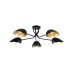KQ 2759/5 ELIA BLACK AND ANTIQUE BRASS CEILING LAMP Γ3 | Homelighting | 77-8103
