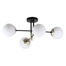 KQ S0982-4 CROSS BLACK AND GOLD CEILING Ε3 | Homelighting | 77-8179