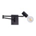 SE21-BL-52 ADEPT BLACK WALL LAMP B3 | Homelighting | 77-8281
