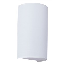 SE21-WH1-15 SERAPH WHITE SHADE WALL LAMP Γ1 | Homelighting | 77-8282