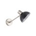 SE21-NM-22-MS3 ADEPT WALL LAMP Nickel Matt Wall lamp Black Shade | Homelighting | 77-8333