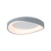 Πλαφονιέρα οροφής LED 72W 3CCT από γκρί μέταλλο και λευκό ακρυλικό 45cm | Inlight | 42033-Gray