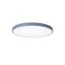 Πλαφονιέρα οροφής LED 150W 3CCT από γκρί μέταλλο και ακρυλικό 80cm | Inlight | 42035-A-Gray