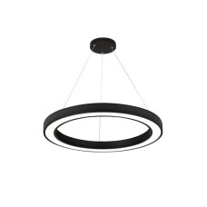 Κρεμαστό φωτιστικό LED 68W 3CCT σε μαύρη απόχρωση 60cm | Inlight | 6073-60-BL