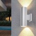 Winnipeg 2xΕ27 Outdoor Up-Down Wall Lamp White 15.3cmx26cm | it-Lighting | 80203424