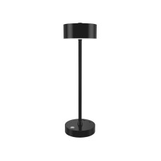 it-Lighting Crater Rechargeable LED 2W 3CCT Touch Table Lamp Black D38cmx11cm | InLight | 80100110