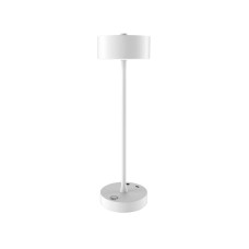 it-Lighting Crater Rechargeable LED 2W 3CCT Touch Table Lamp White D38cmx11cm | InLight | 80100120