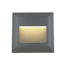 it-Lighting Salmon LED 2W 3CCT Outdoor Wall Lamp Anthracite CCT D12.4cmx12.4cm | InLight | 80201840