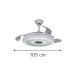 Huron 36W 3CCT LED Fan Light in White Color (102000110) | InLight | 102000110