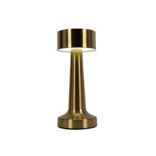 Επιτραπέζιο επαναφορτιζόμενο φωτιστικό 3CCT σε χρυσή απόχρωση (3033-Golden) | InLight | 3033-Golden
