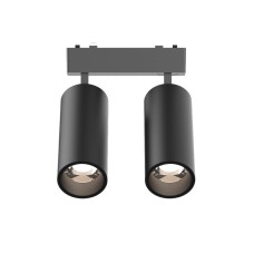 Φωτιστικό LED 2x9W 3CCT για Ultra-Thin μαγνητική ράγα σε μαύρη απόχρωση D:16cmX4,4cm (T05205-BL) | InLight | T05205-BL