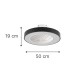 Chilko 36W 3CCT LED Fan Light in Black Color (101000320) | InLight | 101000320