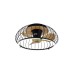 Minnewanka 72W 3CCT LED Fan Light in Black Color (101000720) | InLight | 101000720