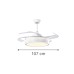 Peyto 72W 3CCT LED Fan Light in White Color (102000310) | InLight | 102000310
