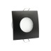 Χωνευτό σποτ από μαύρο μέταλλο 1XGU10 IP44 D:8cm (Χ0009-BL) | InLight | Χ0009-BL