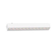 Φωτιστικό LED 12W 3CCT για Ultra-Thin μαγνητική ράγα σε λευκή απόχρωση (by tuya and zigbee) D:23cmX2,4cm (T04605-WH) | InLight | T04605-WH