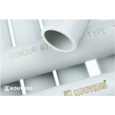 Σωλήνας Ευθύγραμμος Άκαμπτος πλαστικός Φ20 CONDUR Βαρέως τύπου KOUVIDIS 1025020