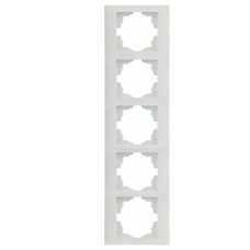 Πλαίσιο Πενταπλό Κάθετο Stinel Domus Λευκό | Redpoint | 28726