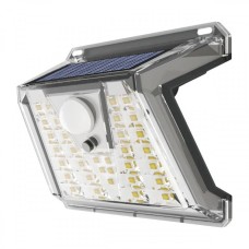 Ηλιακό Φωτιστικό Τοίχου Με Αισθητήρα PIR 2W 3000Κ IP65 Λευκό | Spotlight | 6619