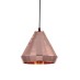 Φωτιστικό οροφής χάλκινος κώνος κρεμαστό μονόφωτο από γυαλί σε χρώμα χαλκού Aca Decor | KS174622PC